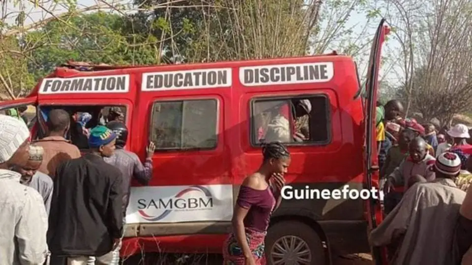 Ocho futbolistas murieron tras accidente de tráfico en Guinea