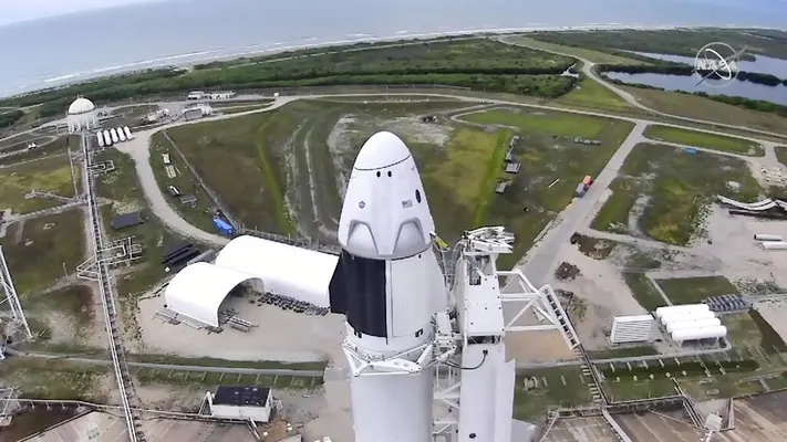 NASA suspendió lanzamiento del SpaceX por mal clima