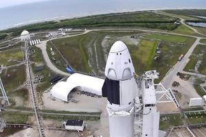 NASA suspendió lanzamiento del SpaceX por mal clima