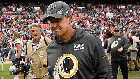 Jay Gruden, despedido como coach de los Washington Redskins
