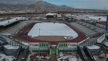 FC Juárez presumió la cancha de su estadio cubierta de nieve