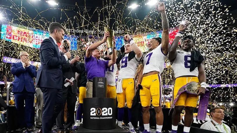 LSU, Campeón de la NCAA ante Clemson con un Joe Burrow de récord