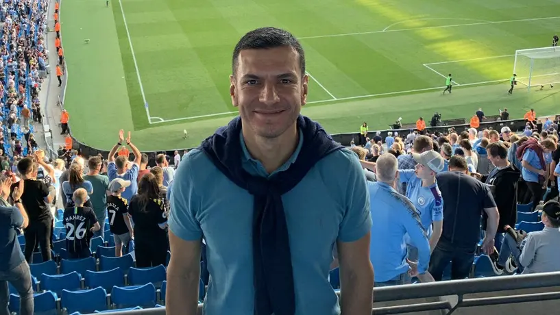 Jimmy Lozano estuvo en el Etihad Stadium en goleada del Manchester City sobre Watford