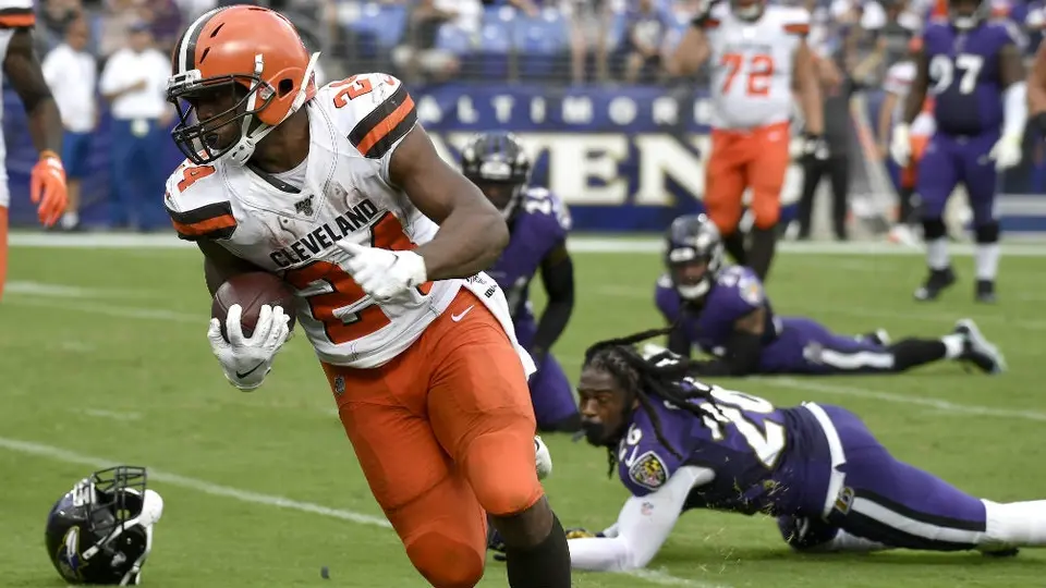 Cleveland venció a Baltimore y se colocó en la cima de la AFC Norte