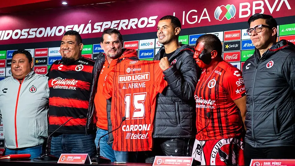 Edwin Cardona: 'Xolos es uno de los más grandes de México'