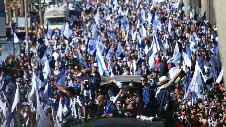 Rayados festejó con sus aficionados su quinto campeonato de Liga