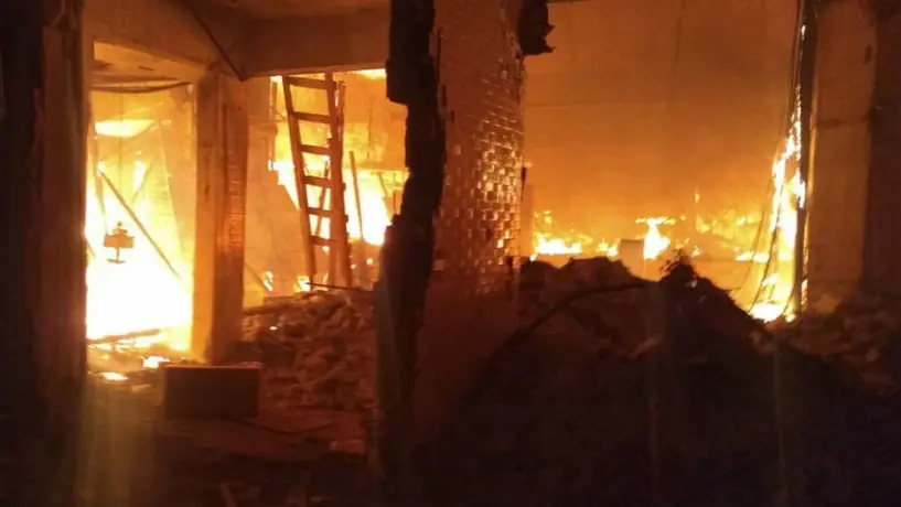 Mercado de La Merced sufrió fuerte incendio