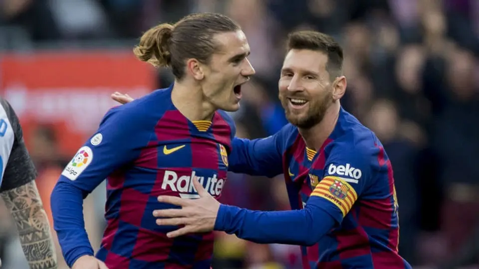 Griezmann: 'Es un espectáculo jugar al lado de Messi'