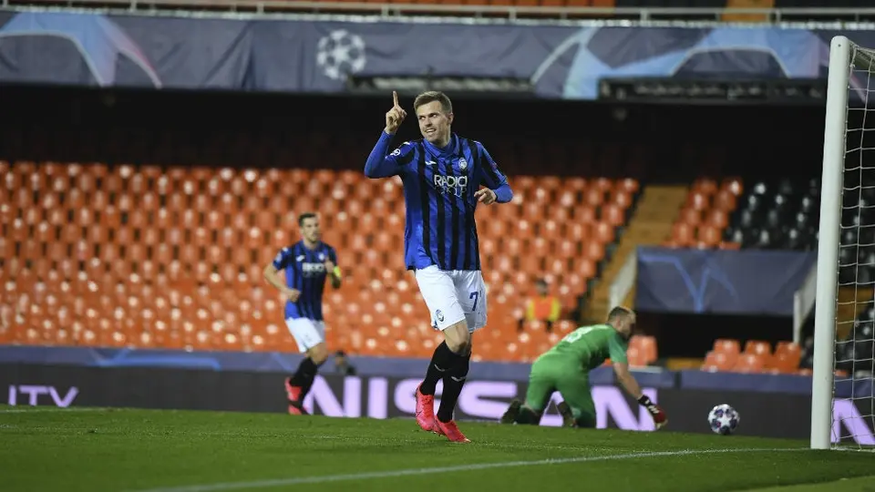 Atalanta goleó al Valencia con póker de Ilicic y avanzó a Cuartos