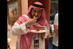 Principe de Arabia Saudita comió tacos de barbacoa previo a pelea de Andy Ruiz