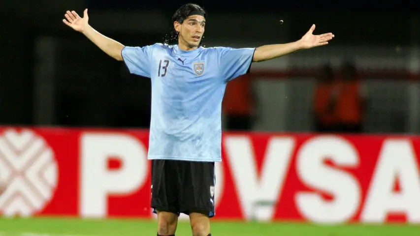 Sebastián 'Loco' Abreu como seleccionado de Uruguay | MEXSPORT