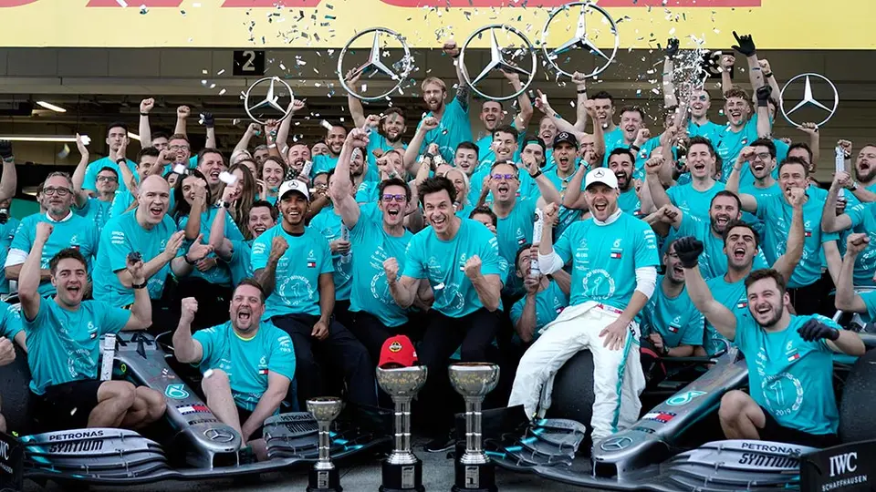 Mercedes conquistó su sexto Mundial de Constructores de F1