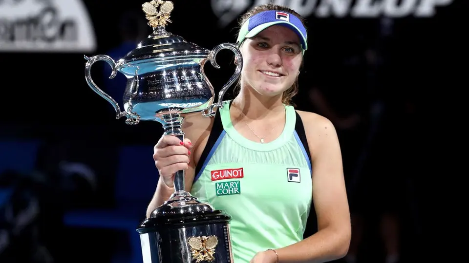 Sofia Kenin superó a Garbiñe Muguruza y conquistó el Abierto de Australia
