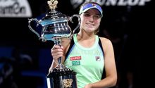 Sofia Kenin superó a Garbiñe Muguruza y conquistó el Abierto de Australia