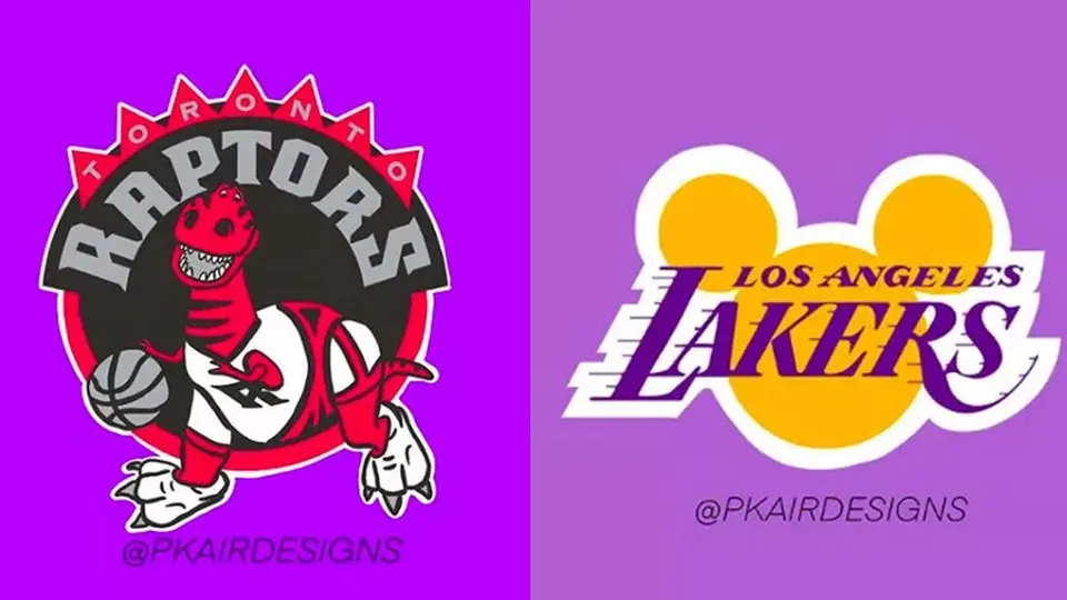 NBA: ¿Cómo se verían los logos de los equipos al estilo Disney?