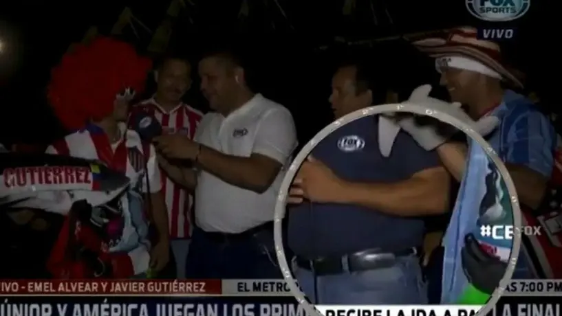 Robaron celular a reportero de Fox Sports en pleno enlace en vivo