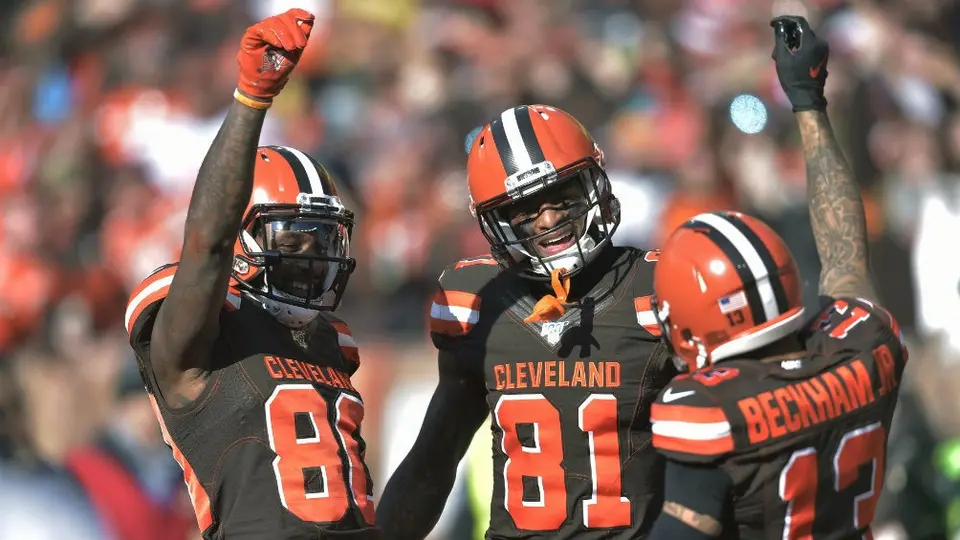 Browns venció a Dolphins con dos anotaciones de Jarvis Landry