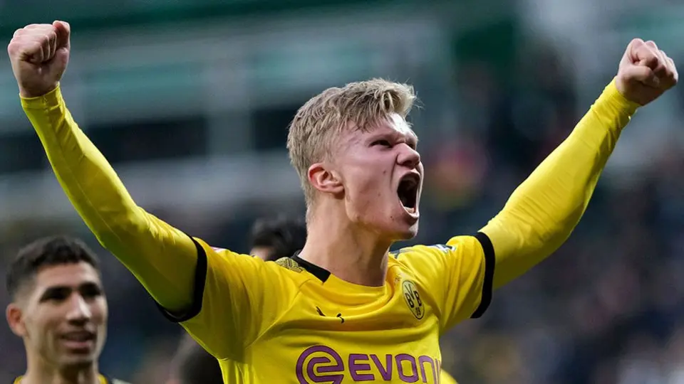 Haaland sigue enrachado y anotó en triunfo de Dortmund en Bundesliga