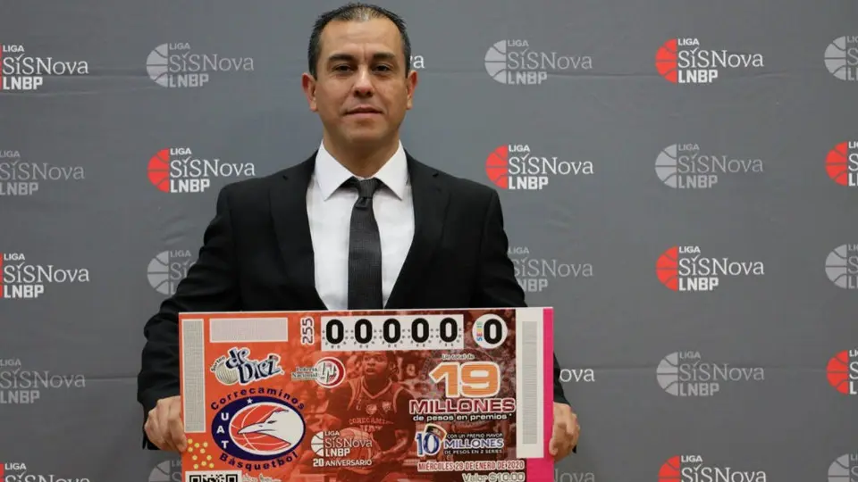 Lotería Nacional realizó sorteo por los 20 años de la LNBP