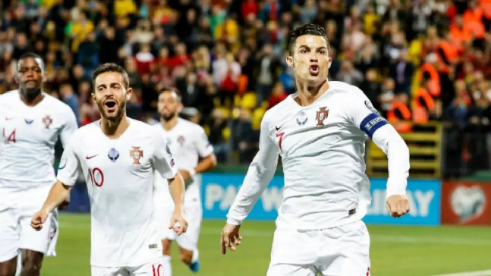 Cristiano Ronaldo y João Félix, principales figuras en la lista de Portugal