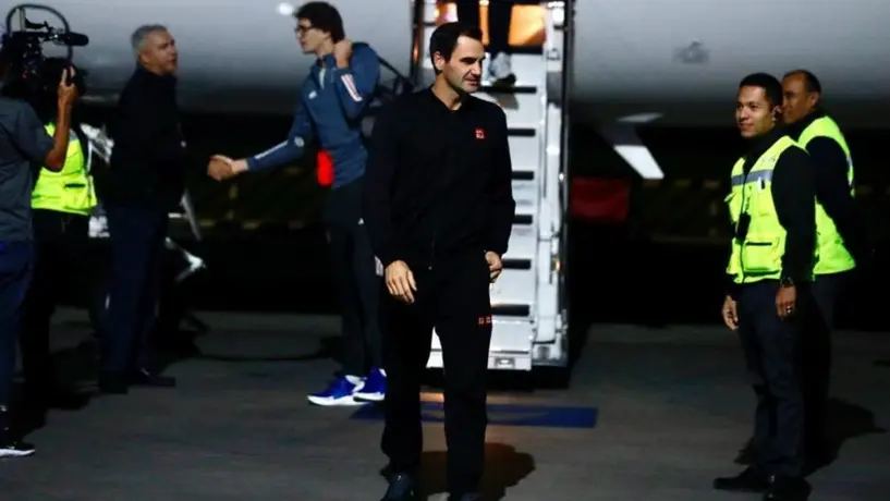 Roger Federer y Zverev llegaron a México para duelo de exhibición