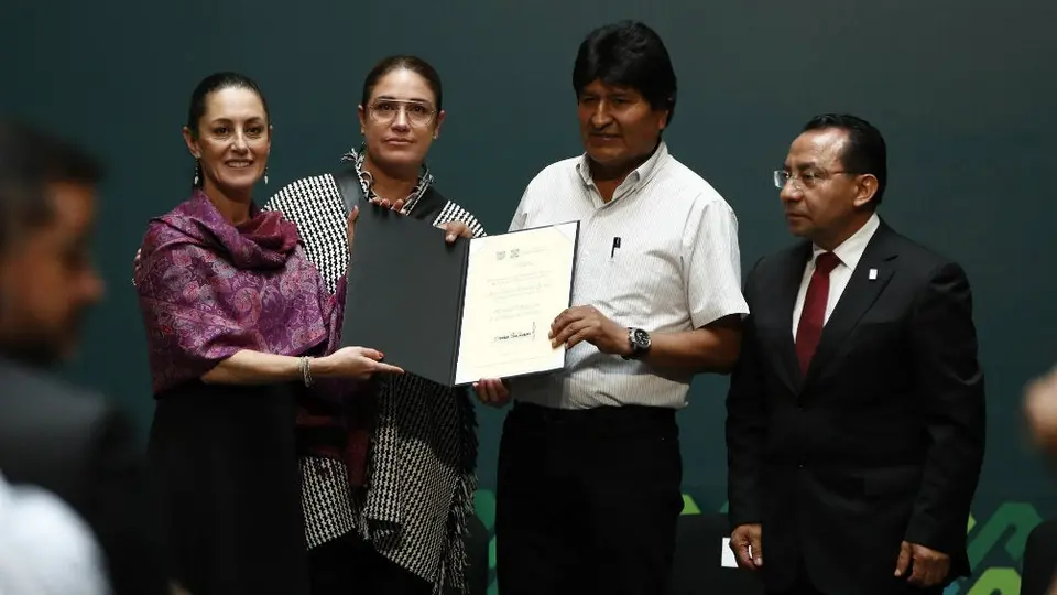 Evo Morales fue reconocido como huésped distinguido de la CDMX