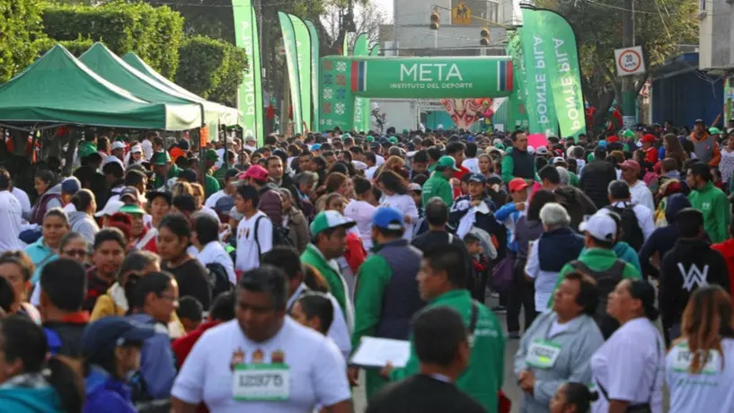 Carrera Comunitaria 'Ponte Pila' en Milpa Alta revolucionó el pulso de los participantes