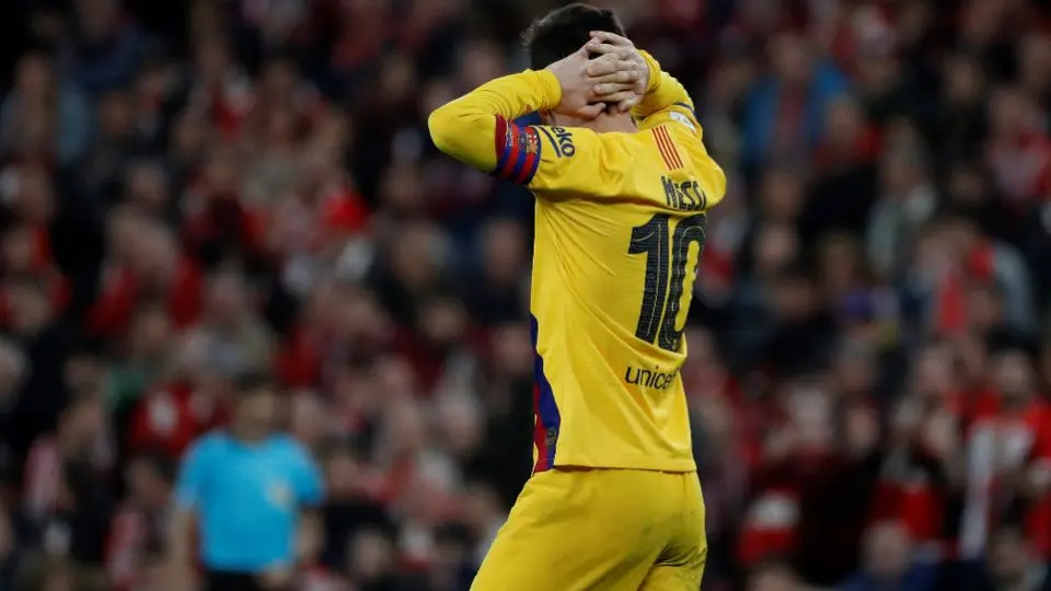 Barcelona fue eliminado de Copa del Rey por Athletic de Bilbao con gol de último minuto
