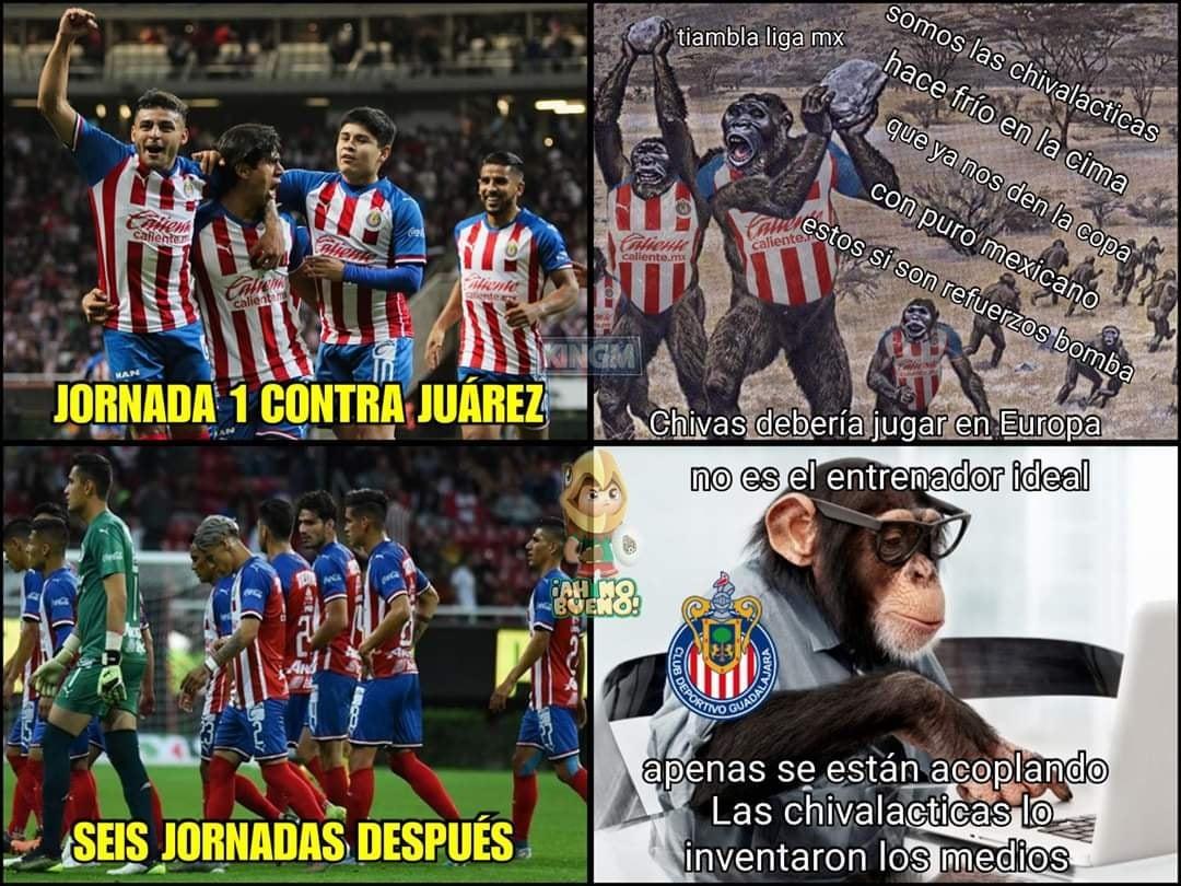 Los memes no perdonaron la derrota de las Chivas contra Cruz Azul