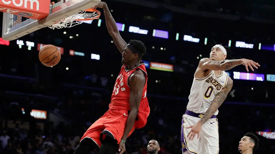 Raptors termina con racha de victorias de los Lakers