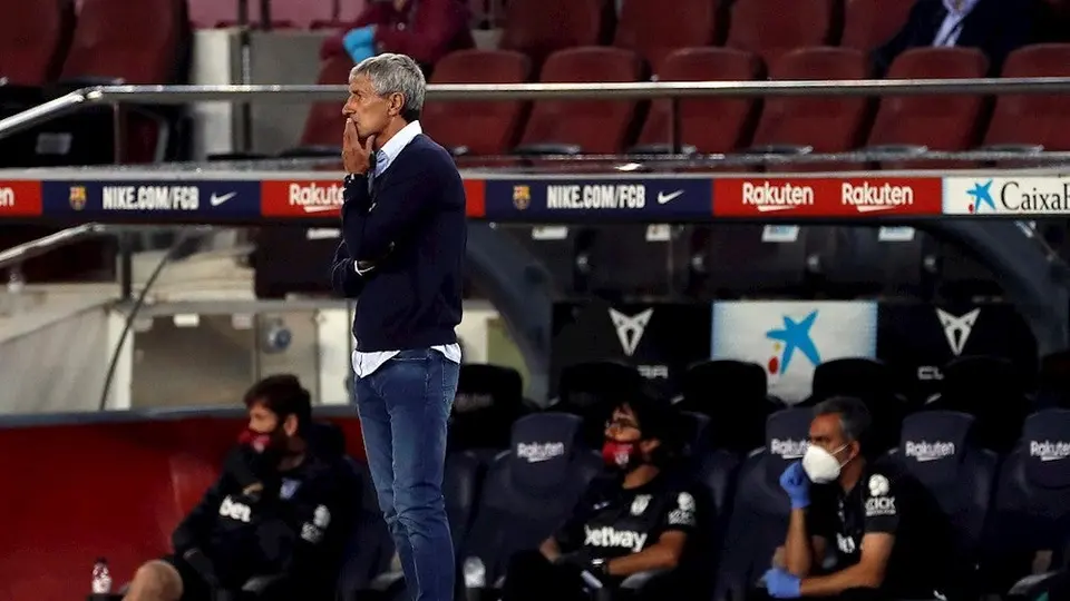 Setién: 'La Champions a partido único es peor para el Barça y para todos'