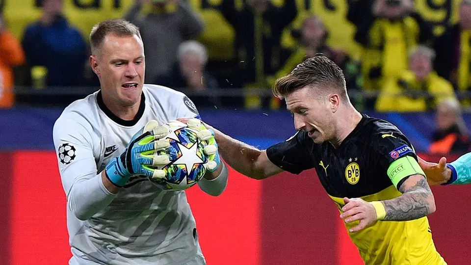 Ter Stegen evitó la derrota de Barcelona contra Borussia Dortmund
