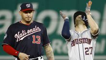 Astros despertó en la Serie Mundial y derrotó de visita a los Nationals