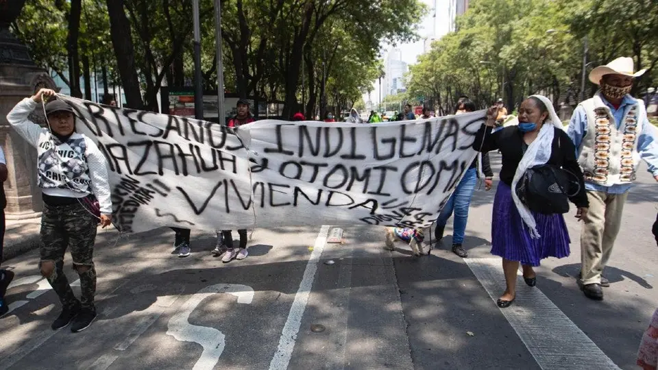 Artesanos indígenas se manifestaron por falta de apoyo ante coronavirus