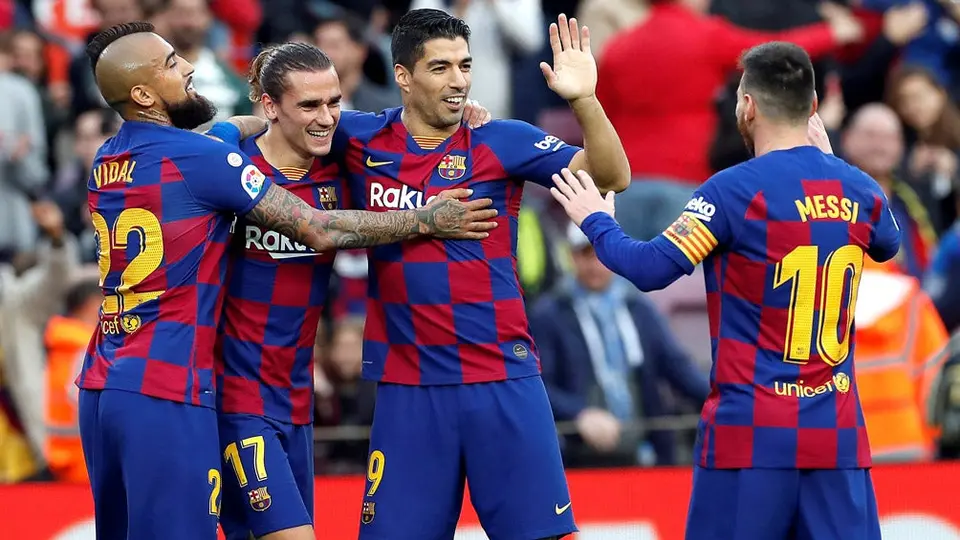 Barcelona goleó al Alavés con gran exhibición de Messi, Suárez y Griezmann