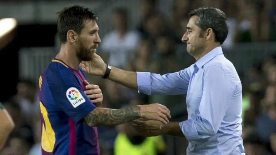Valverde: 'Tengo la suerte de decir que he entrenado a Messi en Barcelona'