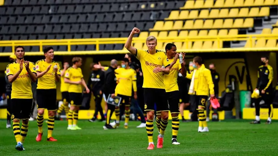 Mundo del deporte celebró el regreso de la Bundesliga