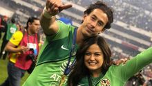 Parejas de jugadores del América muestran su apoyo previo a inicio de Liguilla