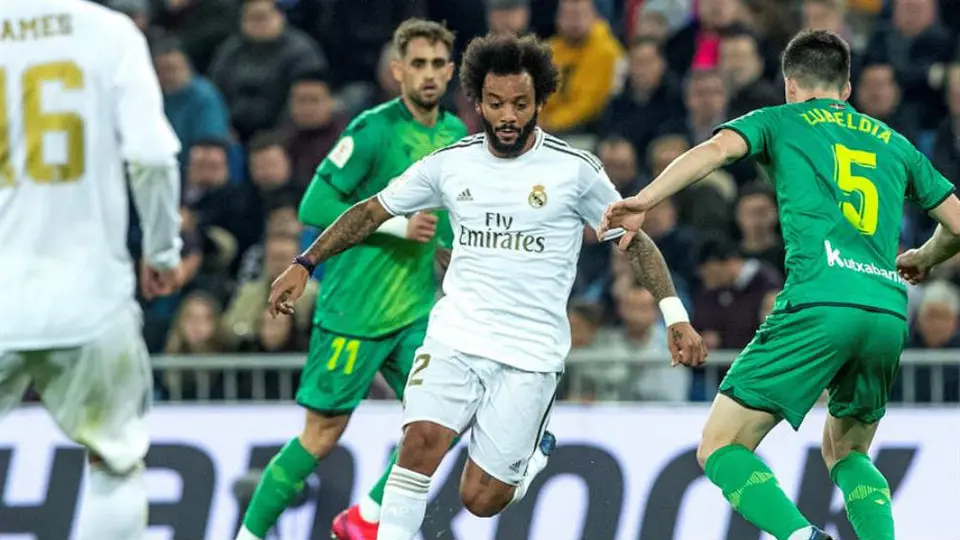 Zidane defendió a Marcelo tras la eliminación en Copa del Rey 