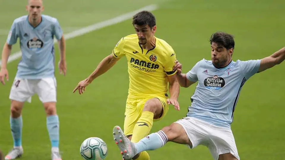 LaLiga: Araujo y el Celta fueron derrotados sobre la hora por el Villarreal