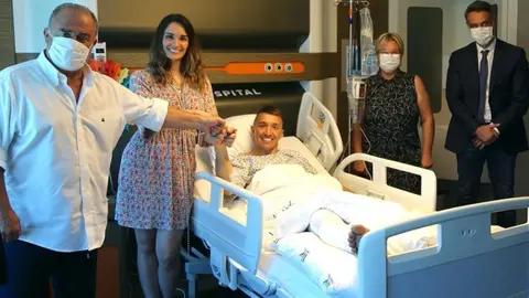 Galatasaray: Muslera celebró su cumpleaños en el hospital