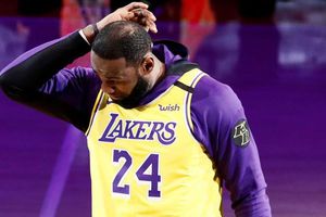 LeBron James rompió en llanto durante homenaje de Lakers a Kobe Bryant