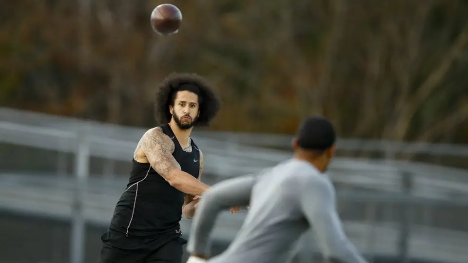 Kaepernick y sus representantes consiguieron abrir su entrenamiento a los medios