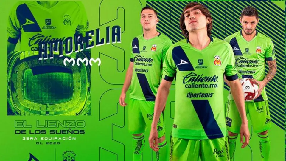 Morelia presentó 'colorido' tercer uniforme para el Clausura 2020
