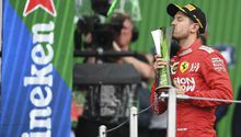 Sebastian Vettel criticó el trofeo del Gran Premio de México