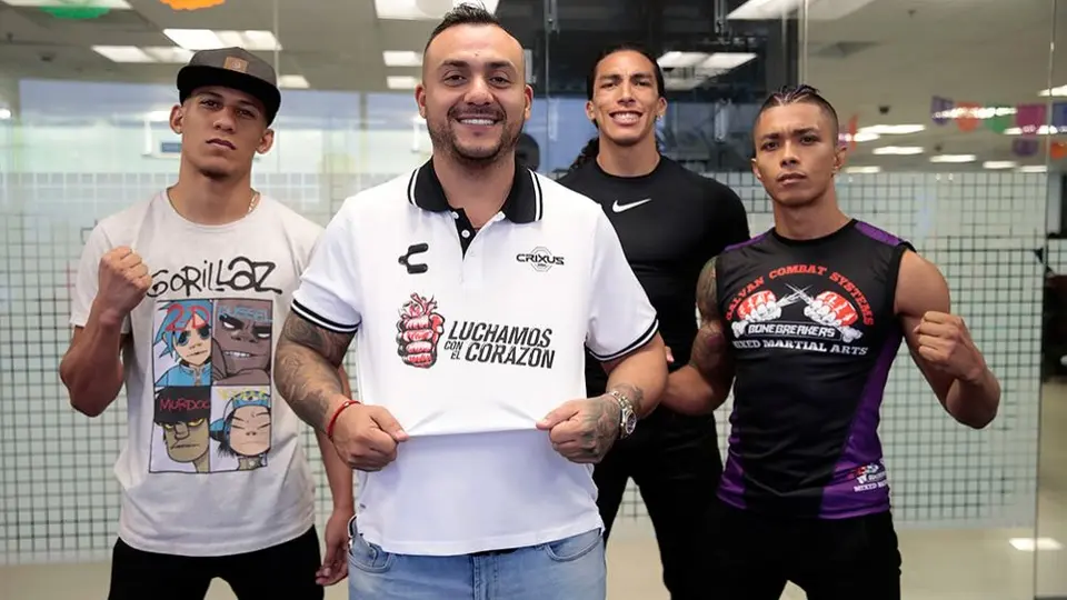Crixus desea impulsar a jóvenes en artes marciales mixtas