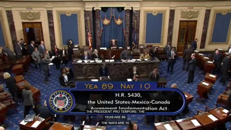 Senado de Estados Unidos aprobó el T-MEC