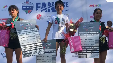 Aficionados de la NFL disfrutaron en familia el Fan Race 2019 en la CDMX