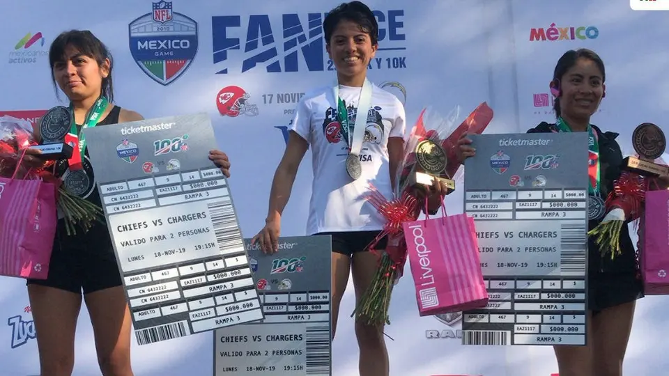 Aficionados de la NFL disfrutaron en familia el Fan Race 2019 en la CDMX