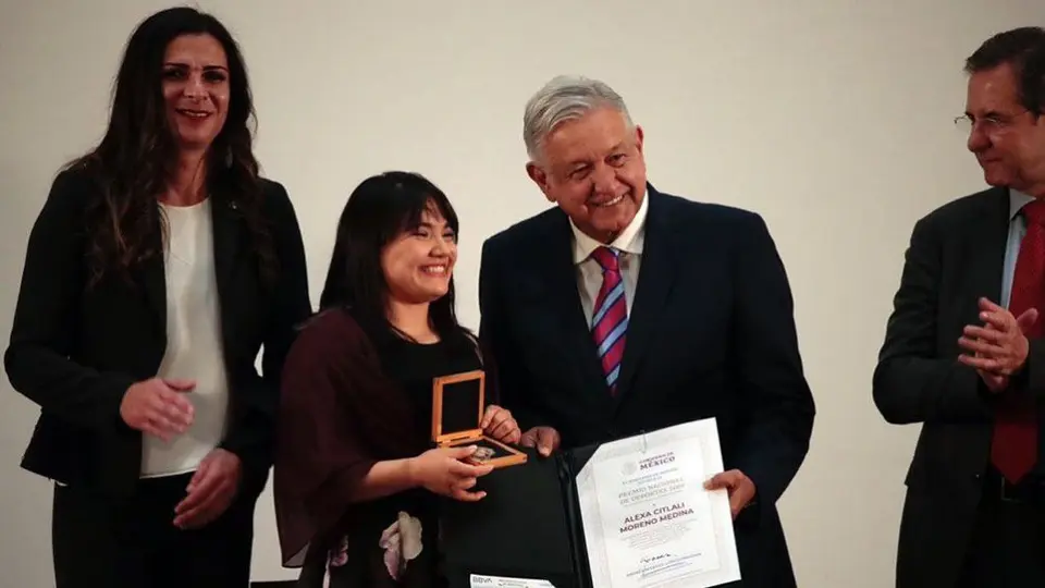 Alexa Moreno recibió el Premio Nacional de Deportes